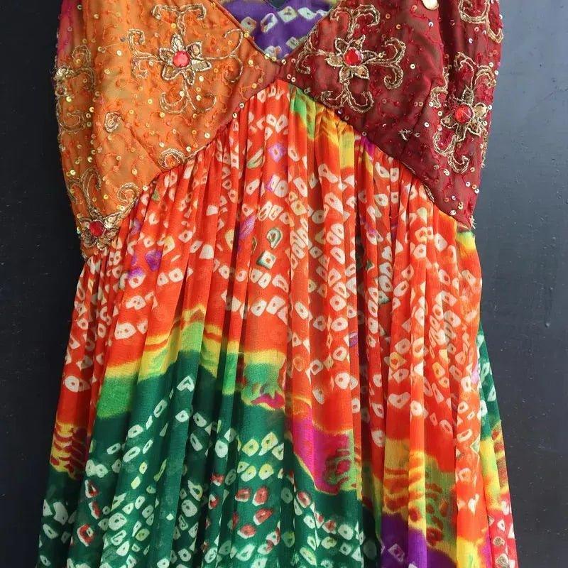 Ghazal-Bandhani maxi dress - Image 3