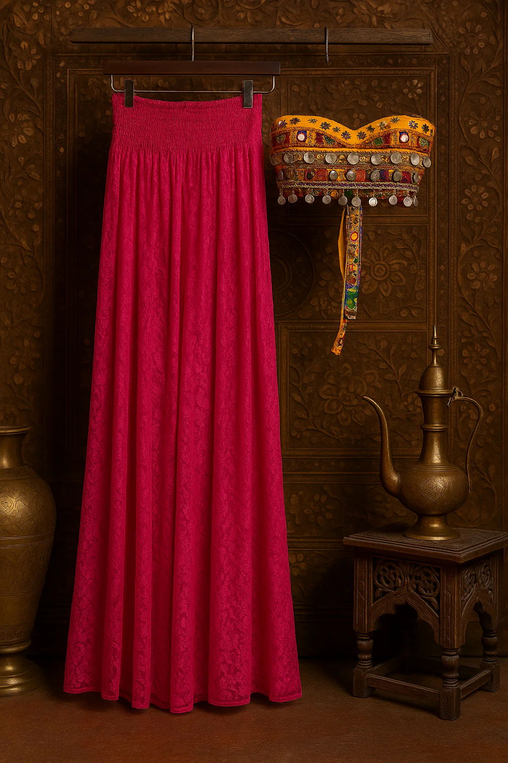 Banjara Bustier & patterned Palazzo Set – 2 Colors - Image 4