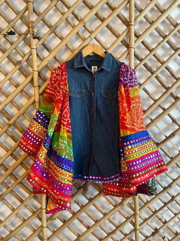 Butterfly Denim Shirt - Image 5