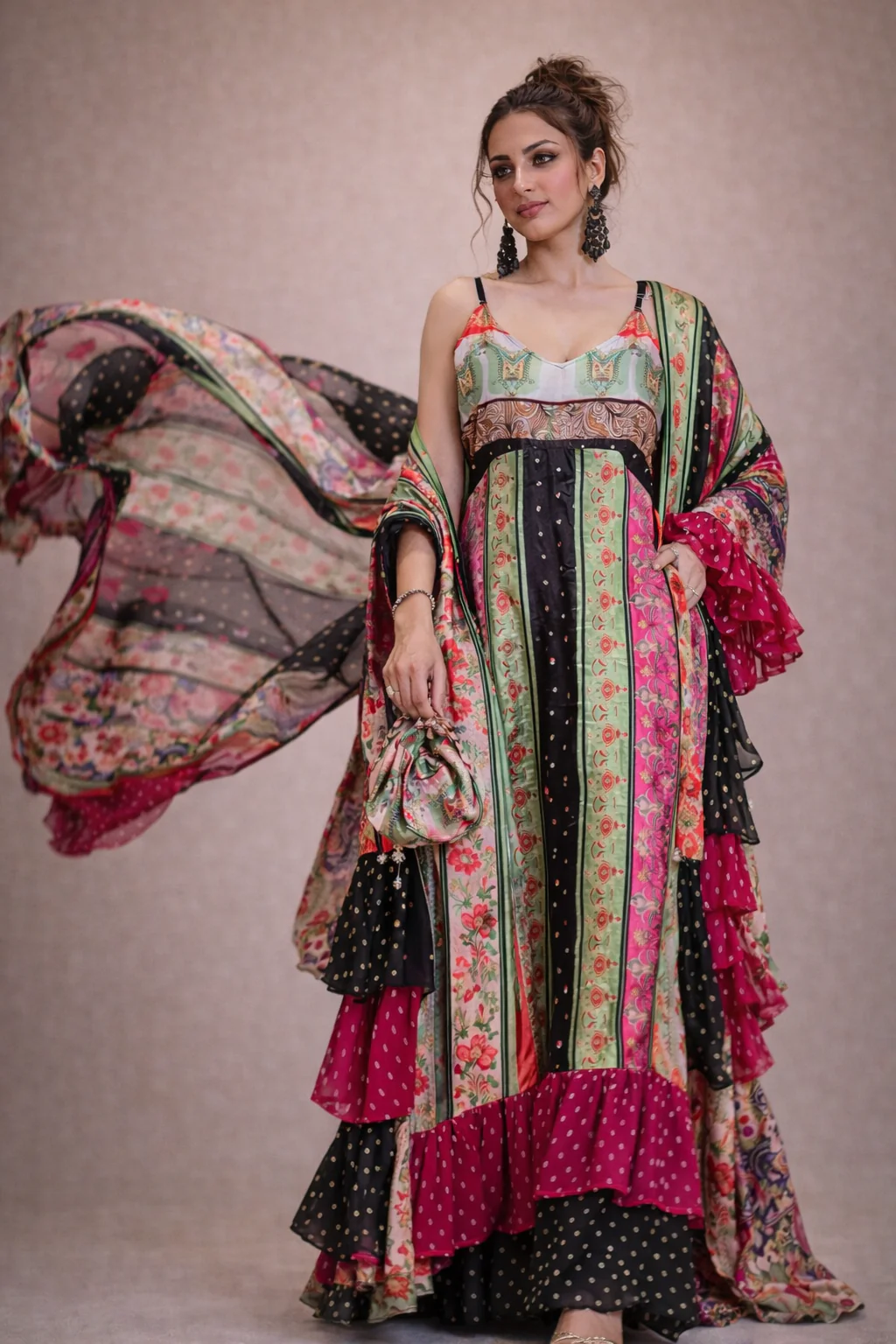 Feriha Ruffle Dress Set