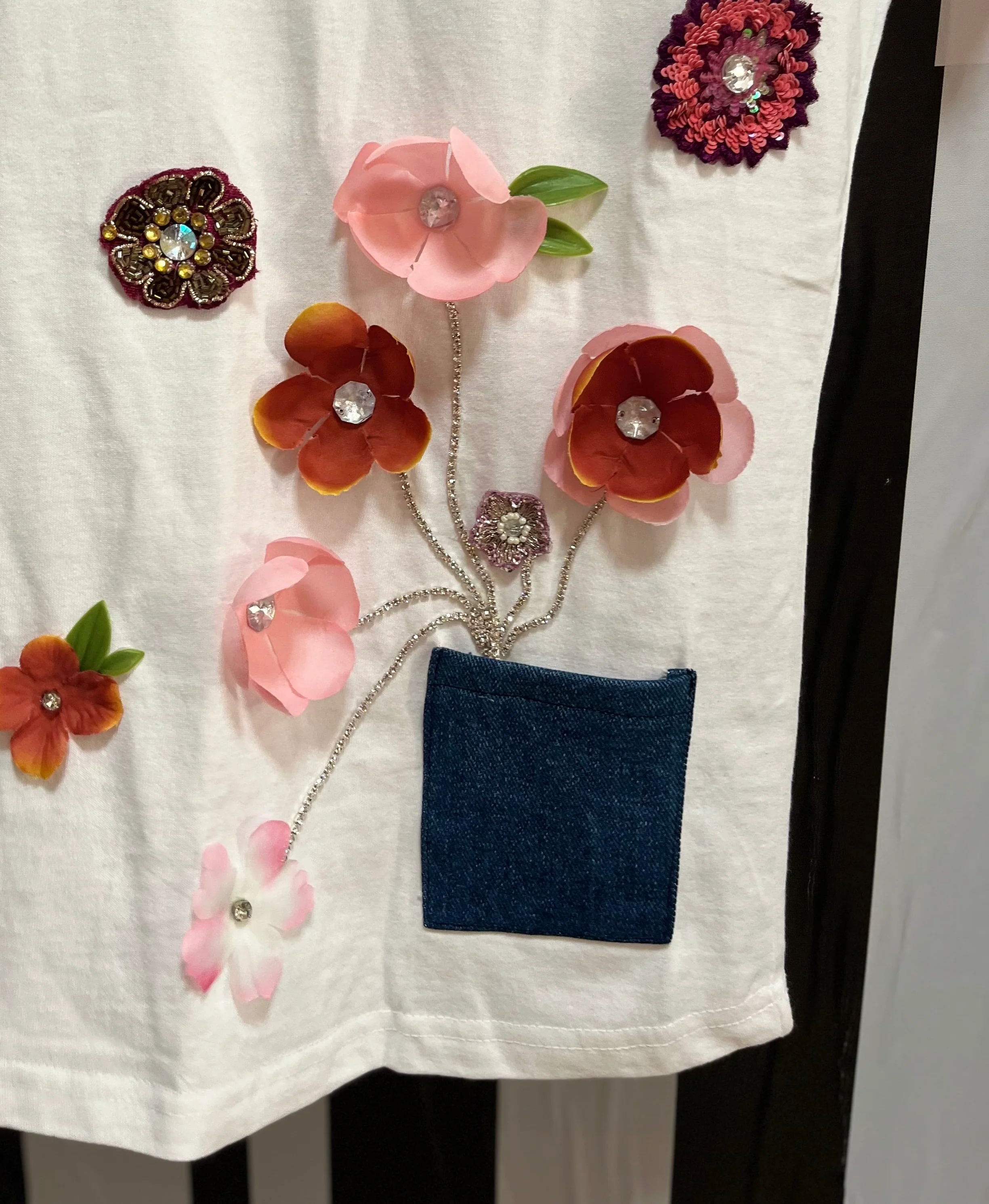 Floral Pocket Bloom T-Shirt - Image 3