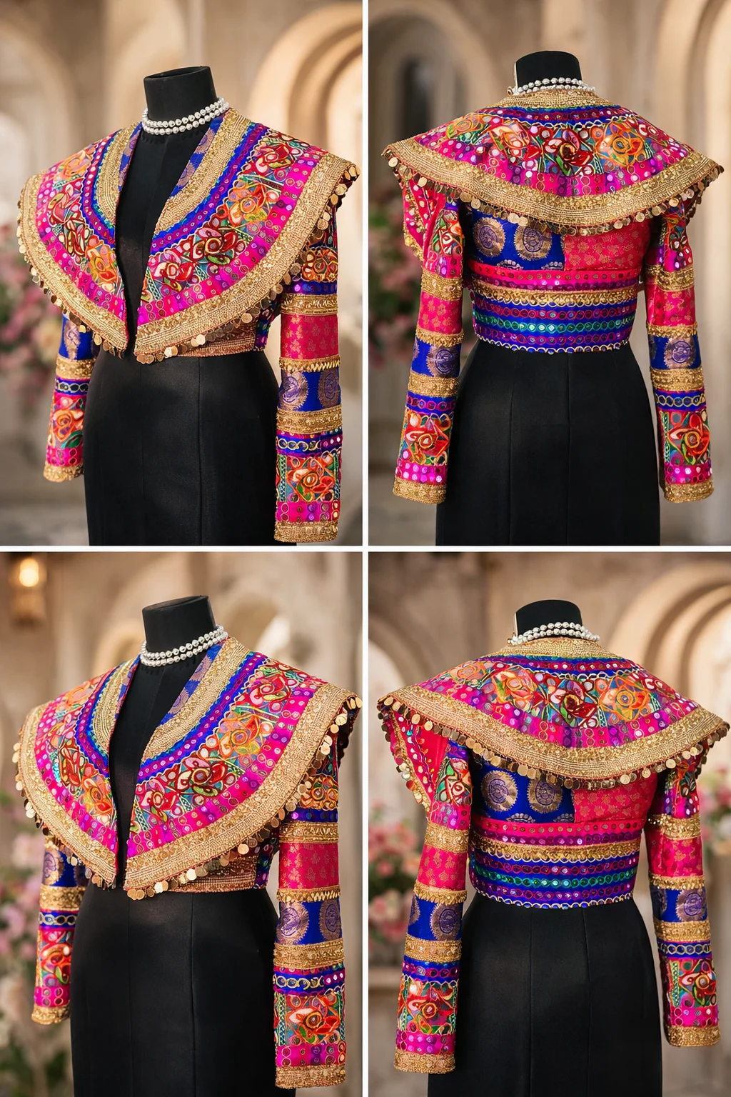 High fashion cropped jacket - Image 3