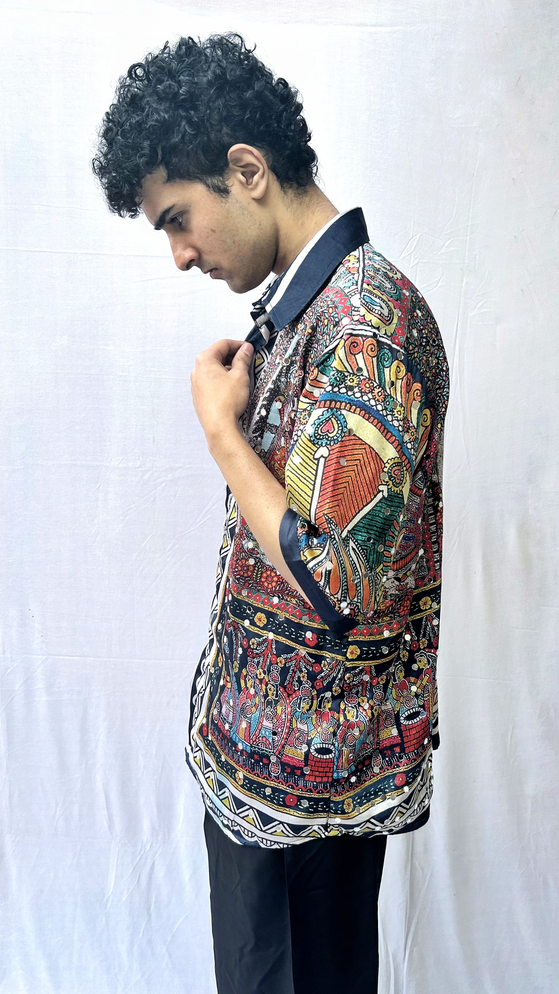Madhubani Legacy Art Shirt - Image 4