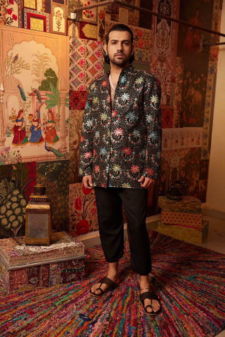Noor Kurta And Pants Set “ Black - Image 3
