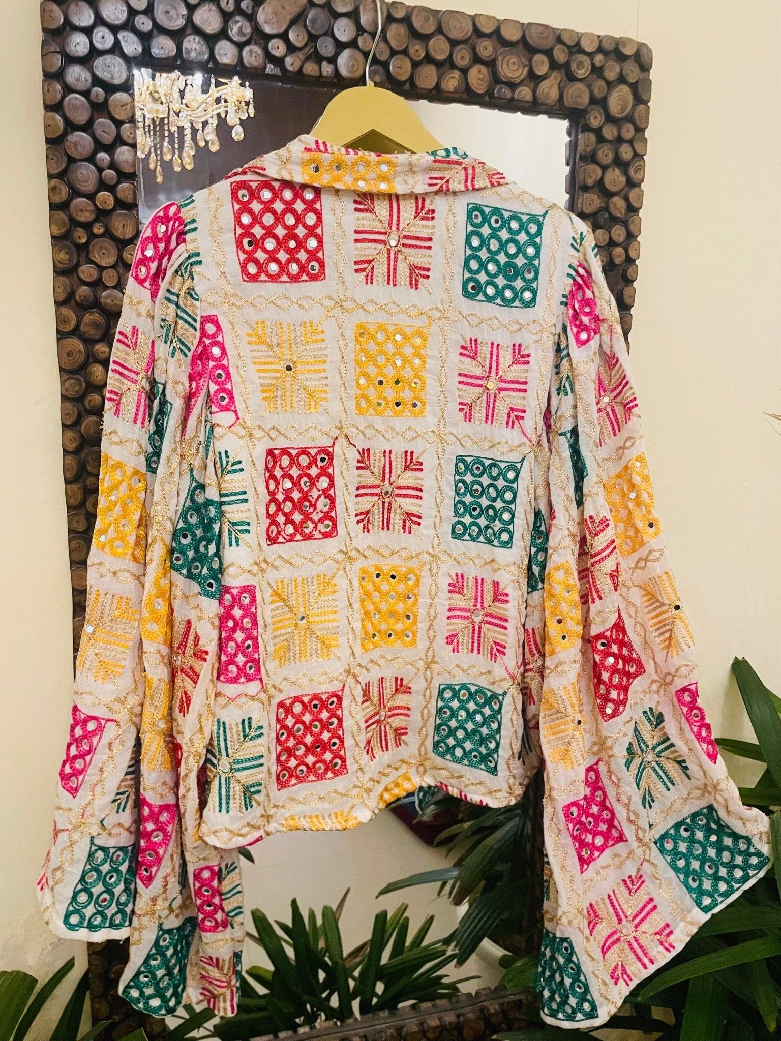 Phulkari flare chic- shirt - Image 4