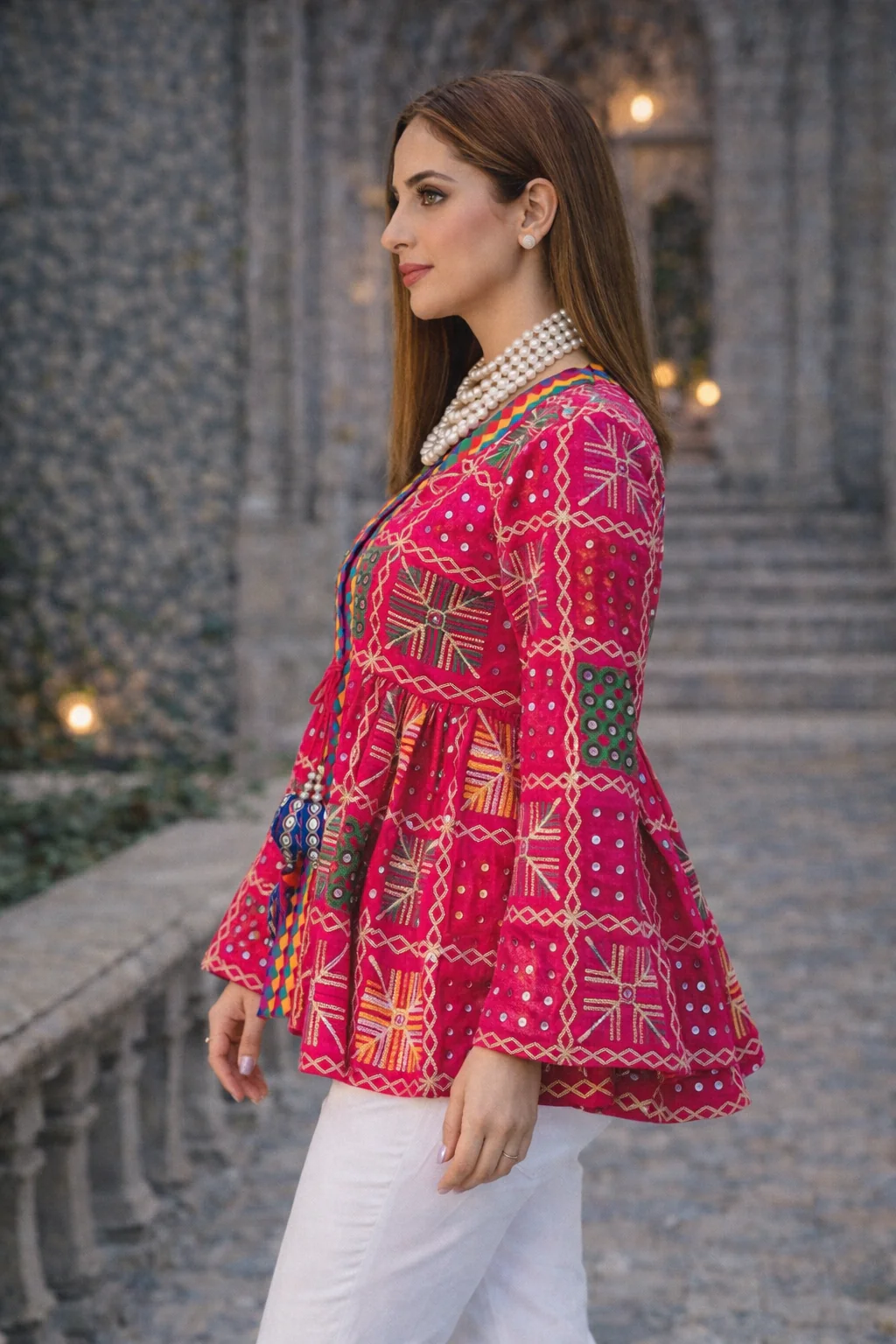 The Adaa Phulkari Top - Image 2