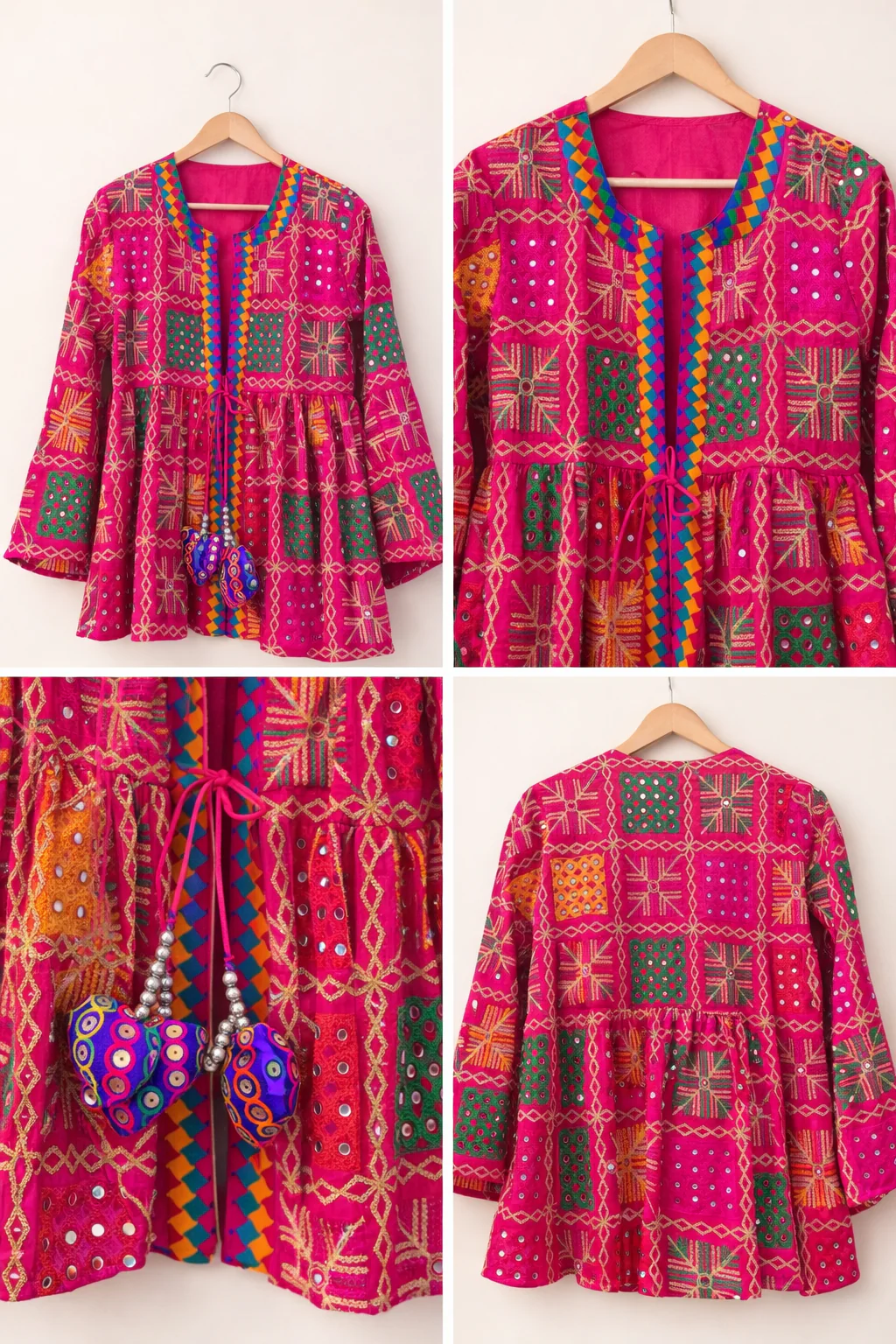 The Adaa Phulkari Top - Image 3