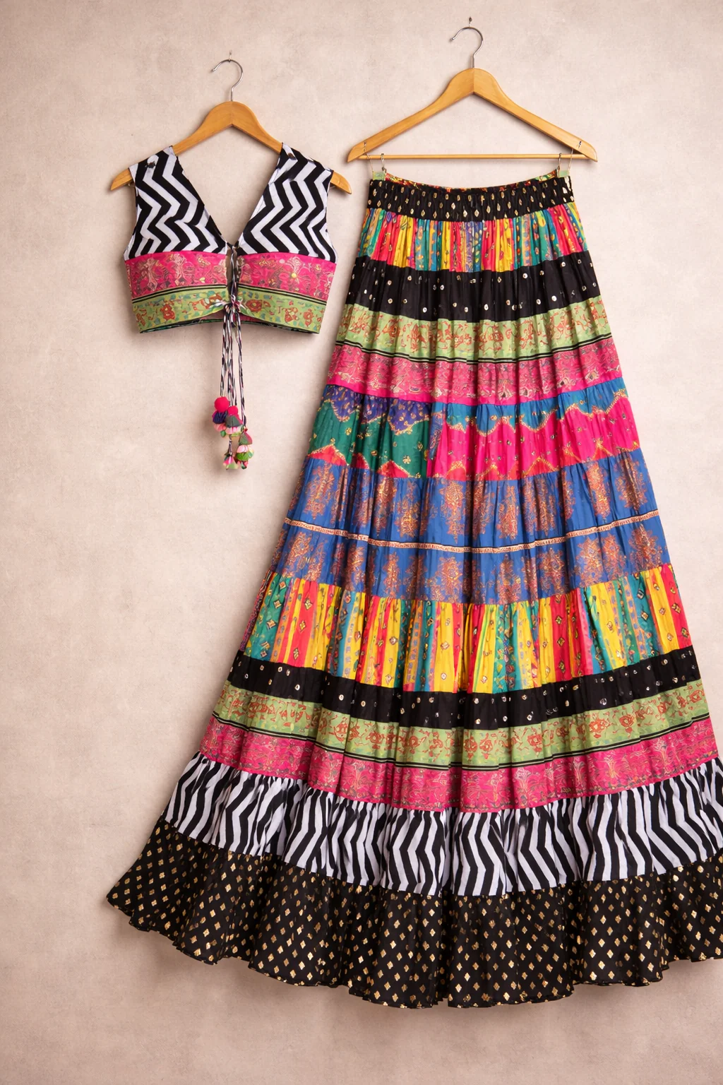 Satrangi Banjara Skirt Set - 20m flare - Image 3