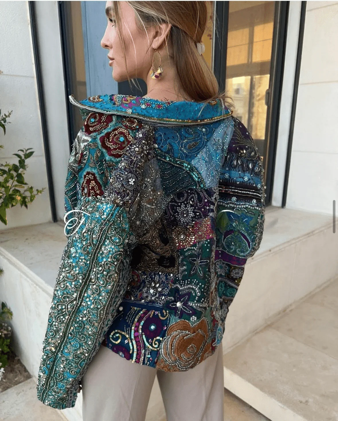 ‘Shehzaadi’- Embellished Jacket - Image 2