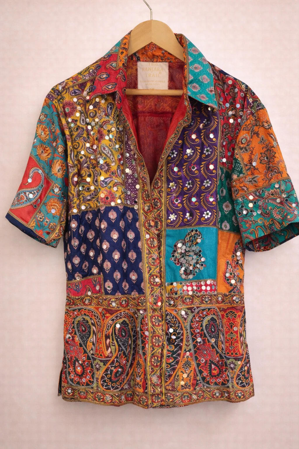 “Sparkle Sutra”-mirror shirt Men - Image 3