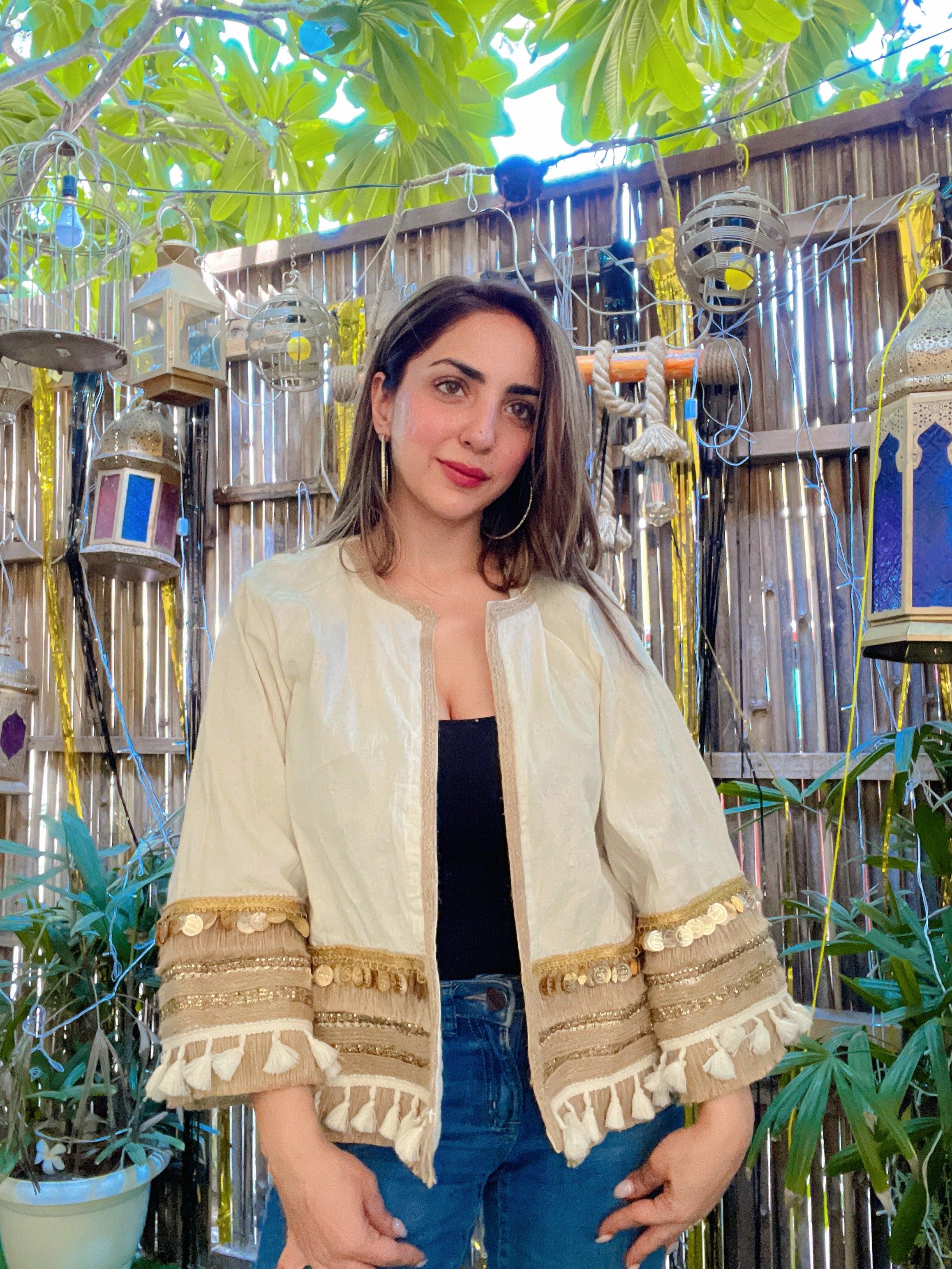 Timeless Neutral Boho Jacket - Image 2