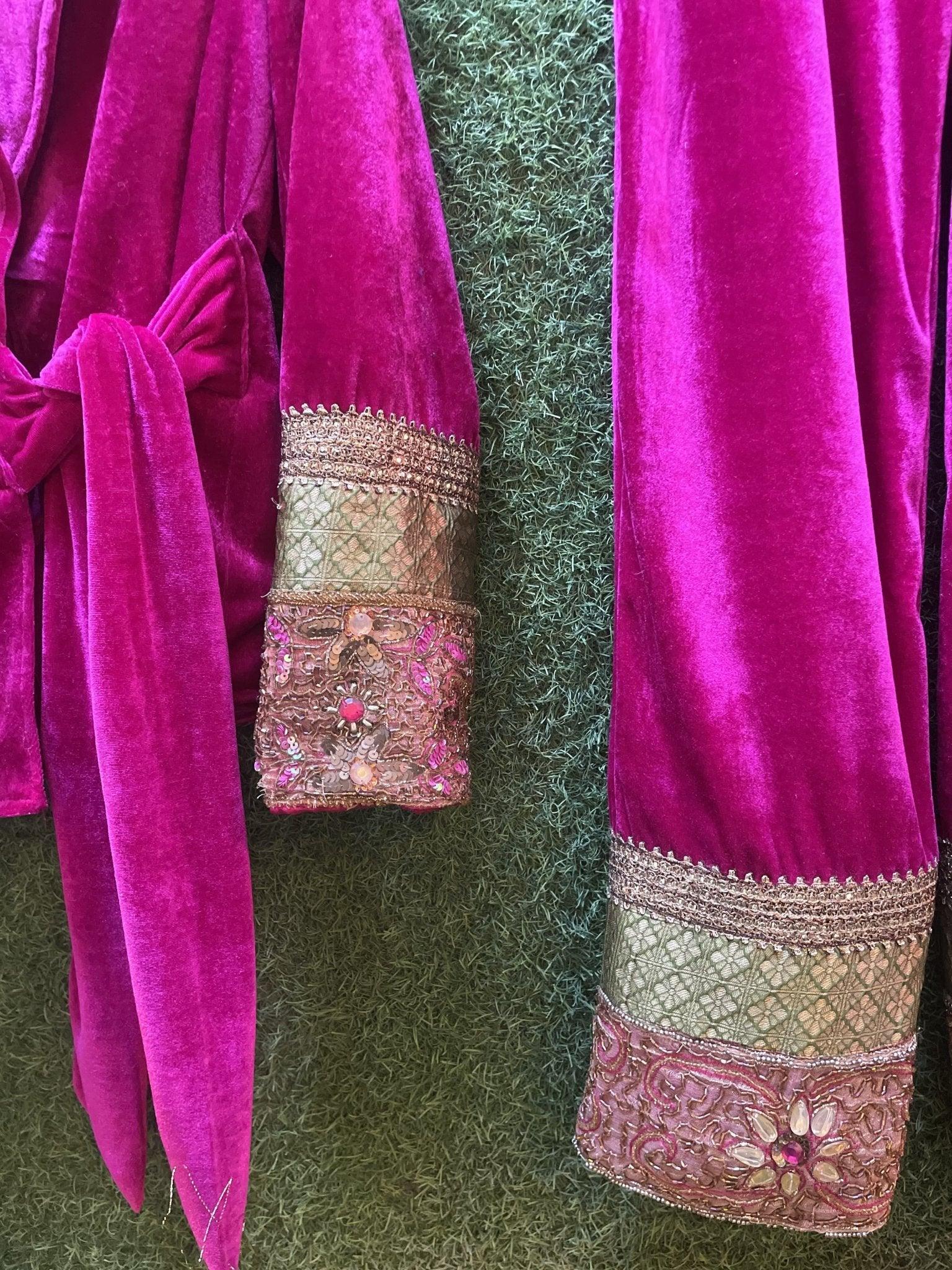 Velvet Embellished Co-Ord Sets - Image 5