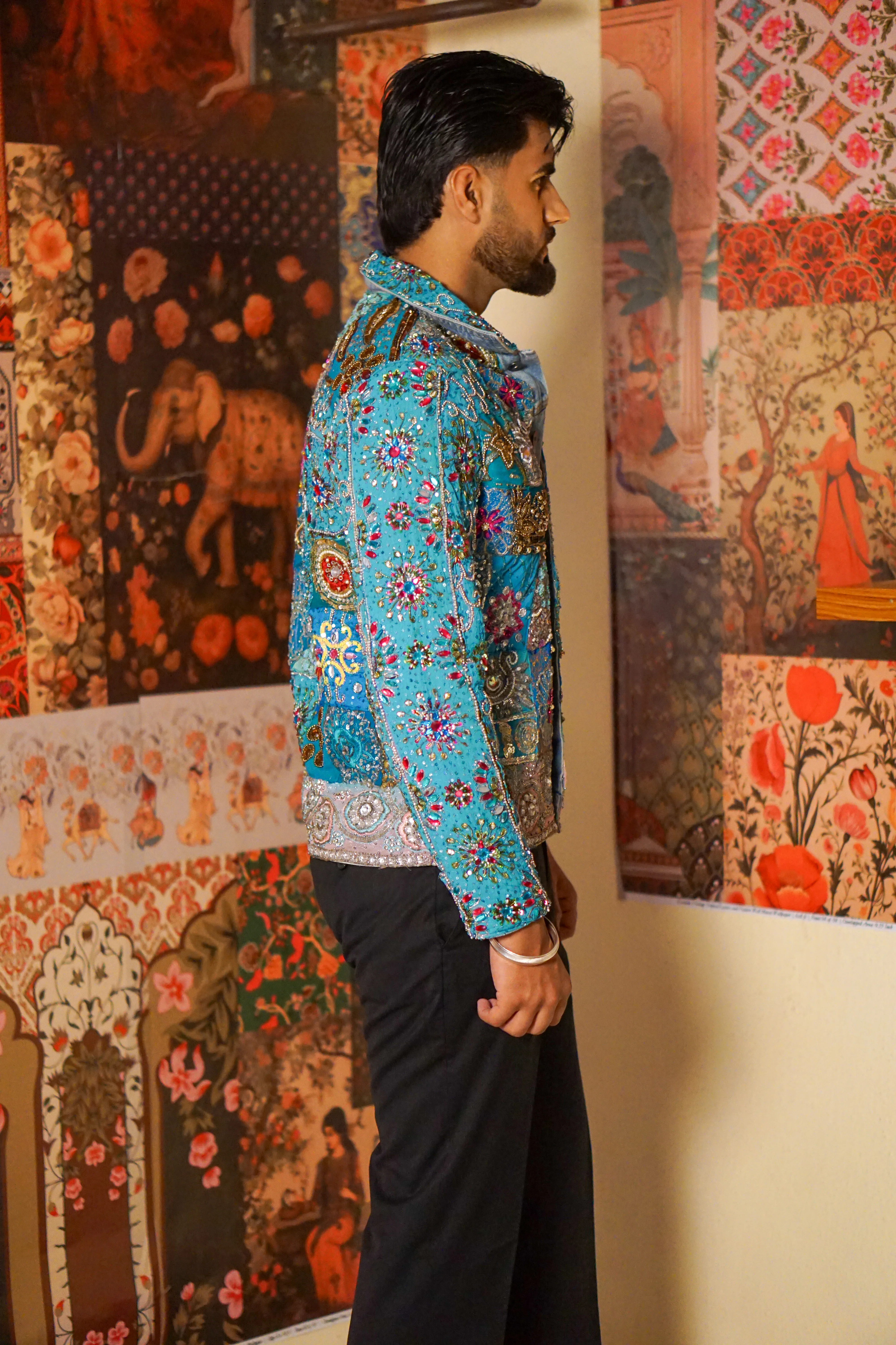 Zar-e-Firoza Regal Embellished  Jacket - Image 4