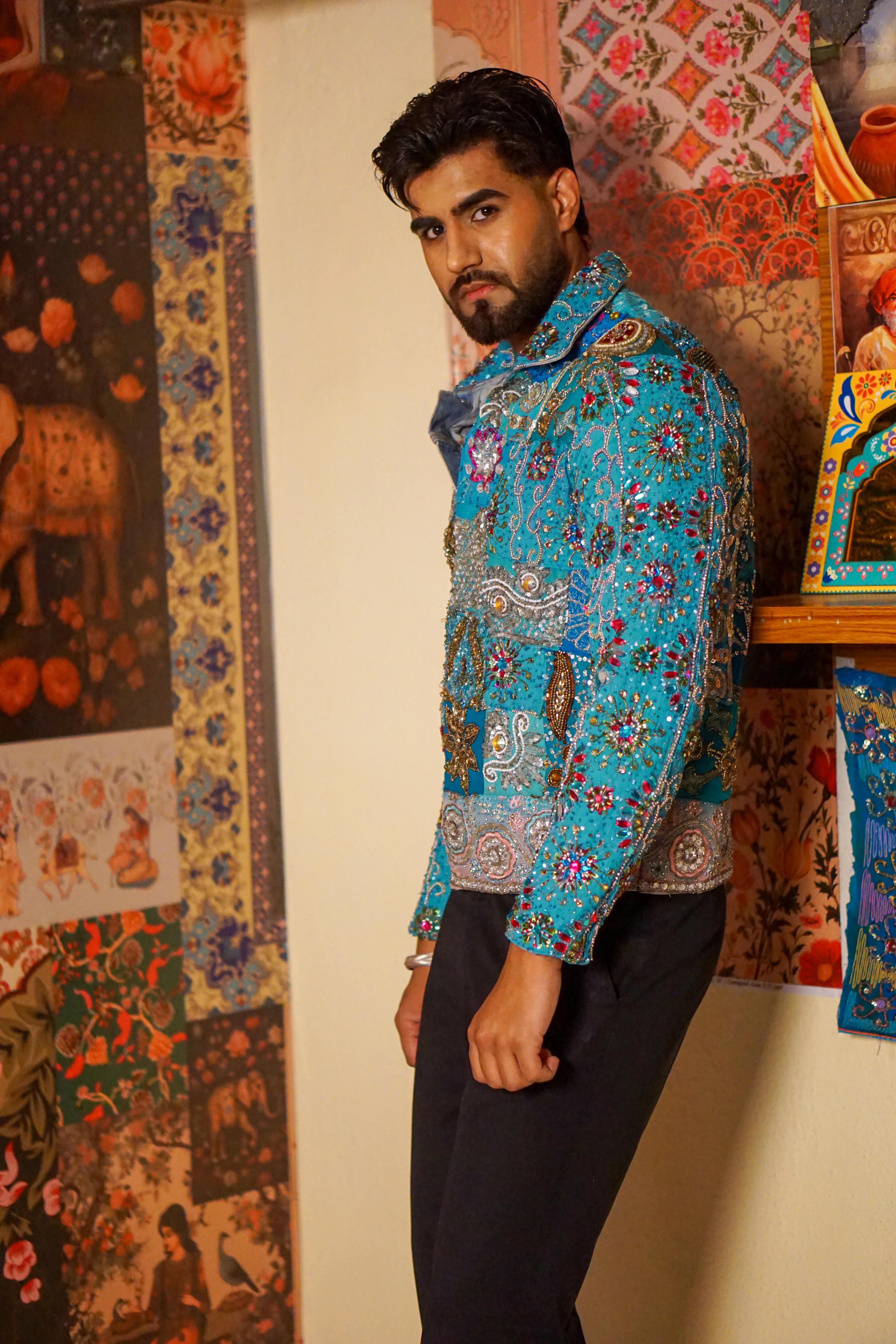 Zar-e-Firoza Regal Embellished  Jacket - Image 5